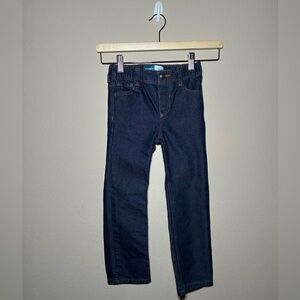 Old Navy 5T Straight Pull-On Blue Dark Wash Jeans